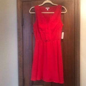 NEVER WORN Charming Charlie Red Dress size Small